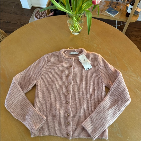 Mango Pink Ribbed Sweater - Picture 2 of 5